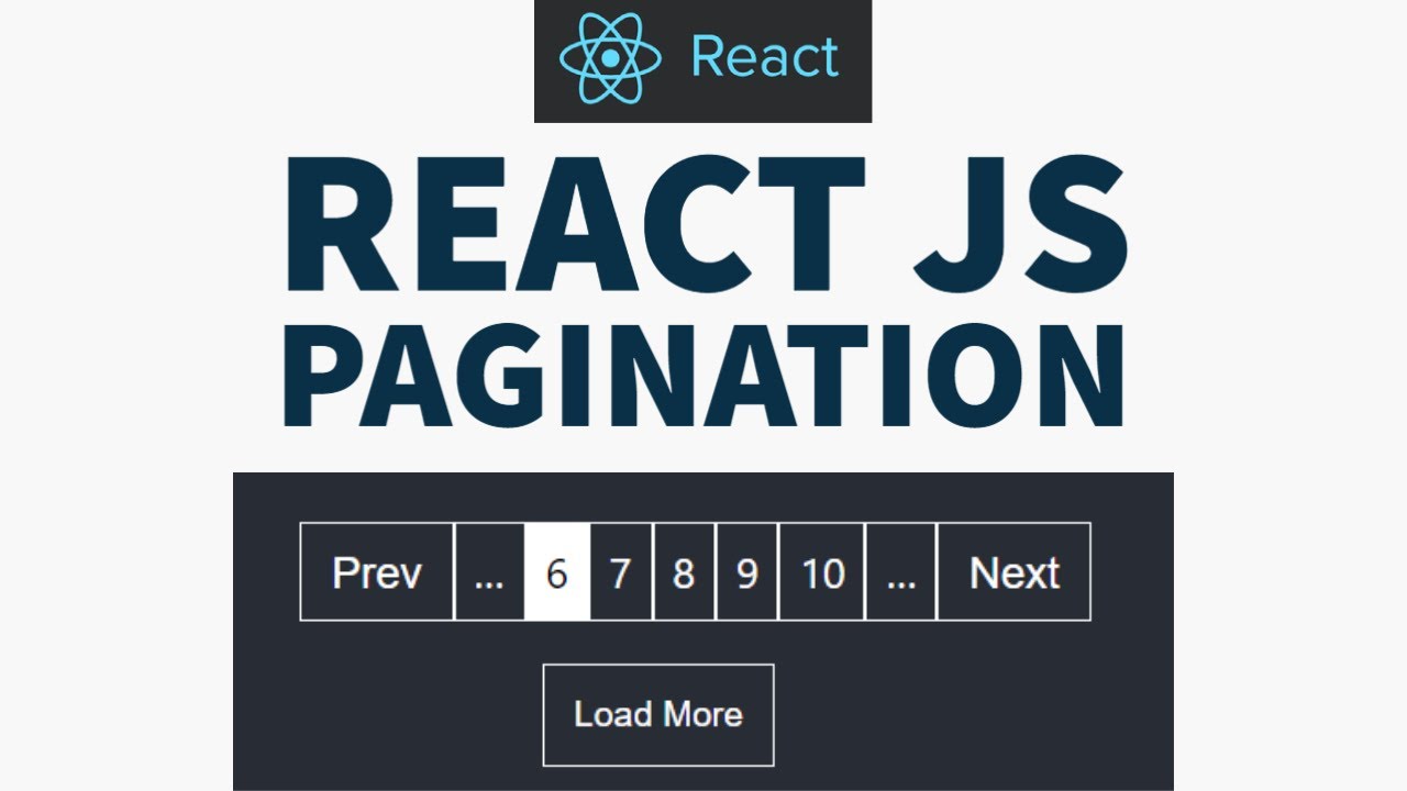 cover image for a blog on Build a Custom Pagination Component in ReactJS from Scratch